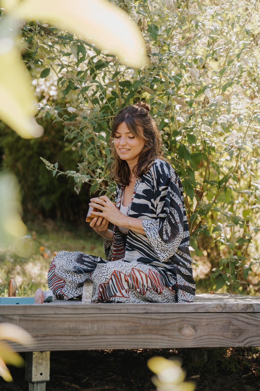 Luisa in der Natur – ruhend und präsent